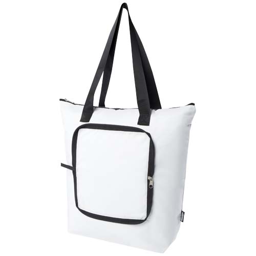 EcoFold RPET foldable tote cooler bag 15L