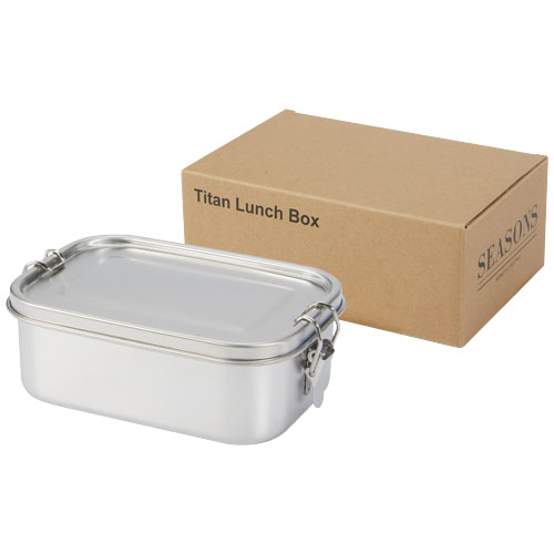 Titan 750 ml recycled stainless steel lunch box