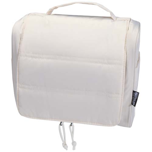 Puffer GRS recycled hangable toiletry bag 8L